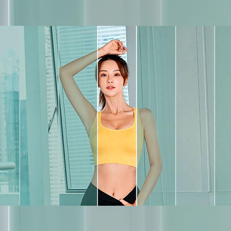 スポーツブラ Xバック 速乾 フィットネス ホック 4段階 カップ付き