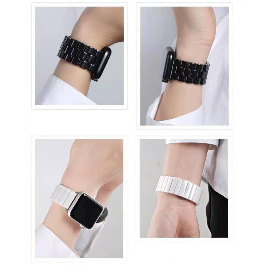 Apple watch バンド セラミック製 調整可能 series1 2 3 series4 5 6 7