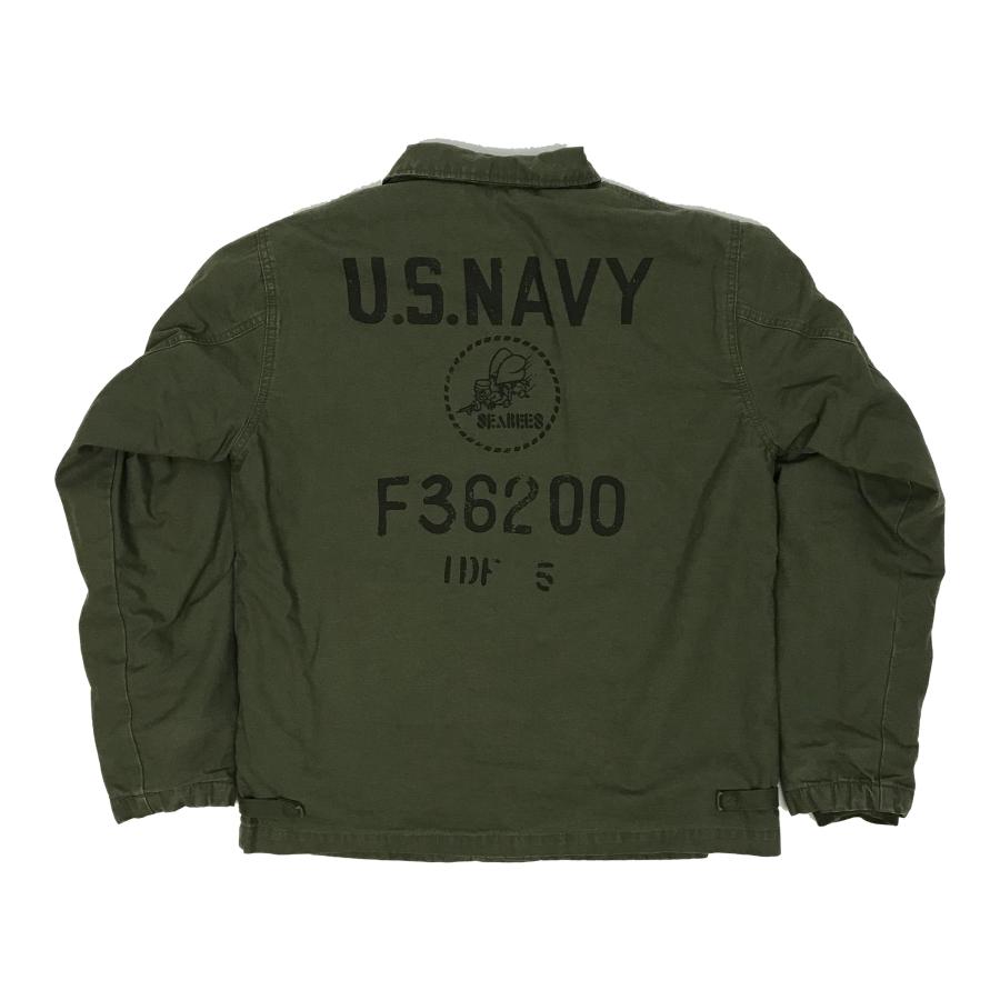 GUNZ SEABEES A-2 デッキジャケット -443G337-｜navyblue｜04