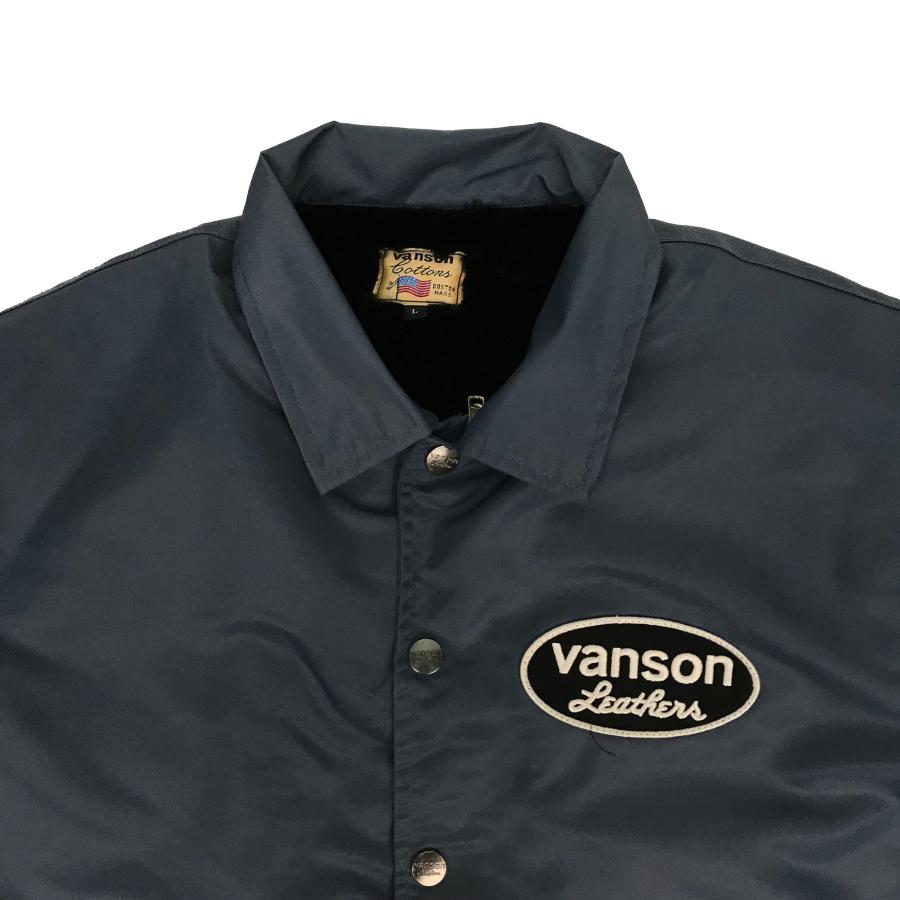 【専用】A/W VANSON バンソン 裏地付き コーチジャケット L VANSON ジャケット コーチジャケット 裏ボアジャケット メンズ 884V337