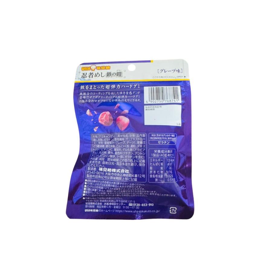 忍者めし　鉄の鎧　グレープ味　50個セット 忍者めし 鉄の鎧 グレープ味 マスカット味 セット アソート