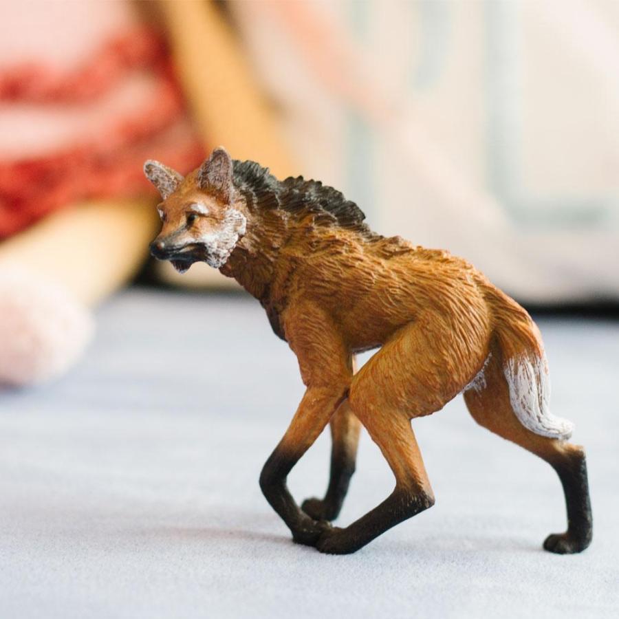 363円 激安特価品 サファリ タテガミオオカミ 動物 フィギュア