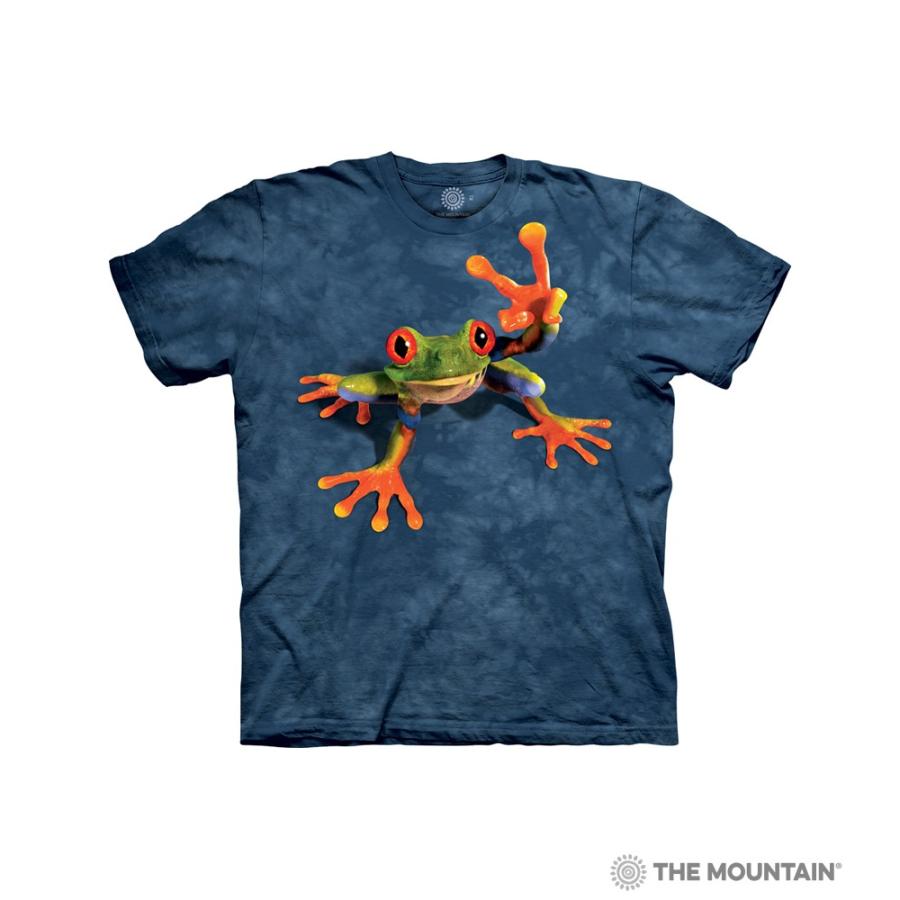 ザ・マウンテン 動物 Tシャツ ビクトリー フロッグ 子供用