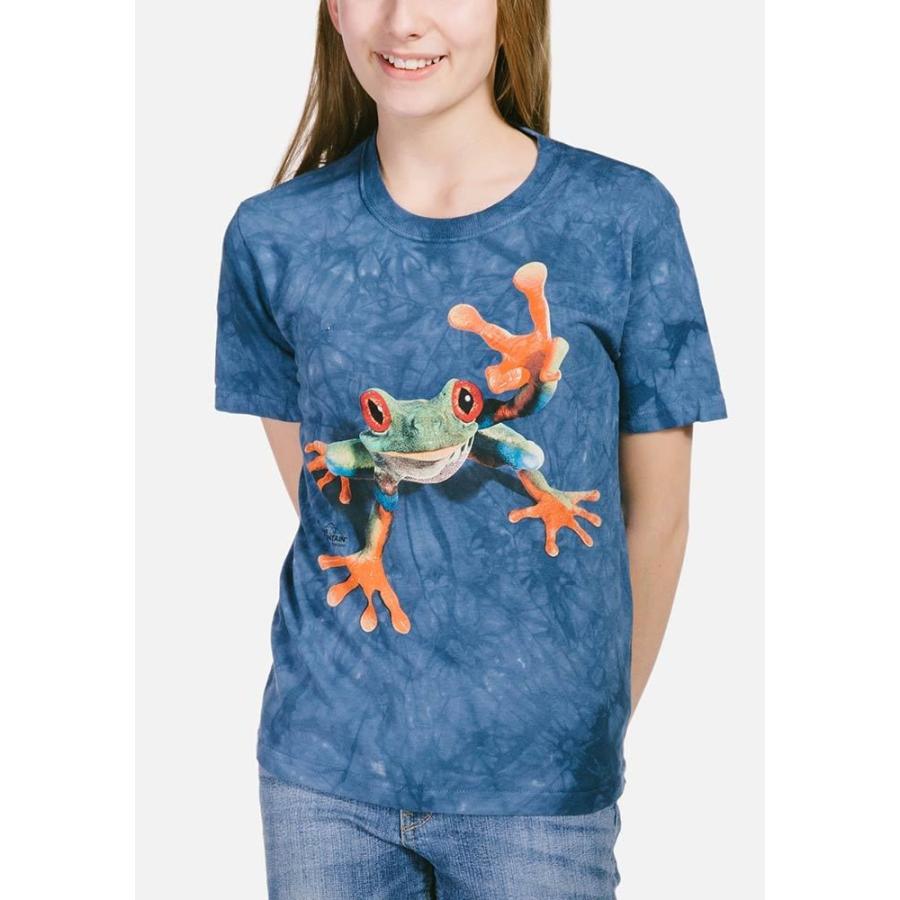 ザ・マウンテン 動物 Tシャツ ビクトリー フロッグ 子供用