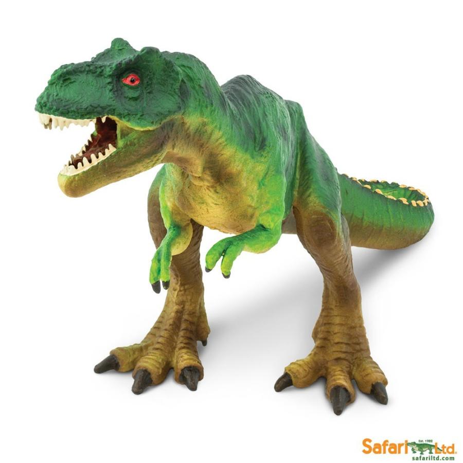 大人気 サファリ ティラノサウルス 恐竜 フィギュア グリーンタイプ