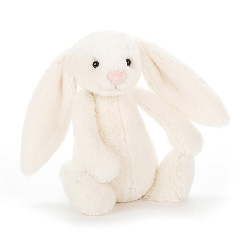 新品　ジェリーキャット　バシュフル　バニー　クリーム　白　うさぎ　兎 Mサイズ ジェリーキャット JELLYCAT バシュフル クリーム バニー うさぎ