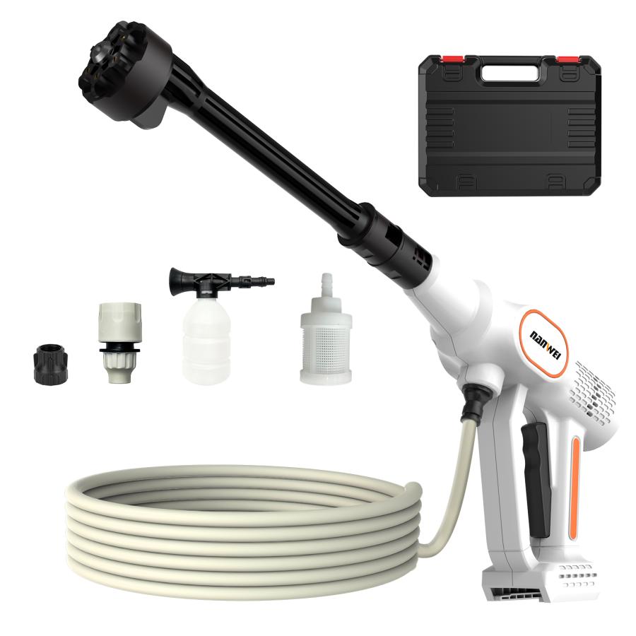NANWEI コードレス高圧洗浄機 充電式 マキタ18Vバッテリー対応 自吸式