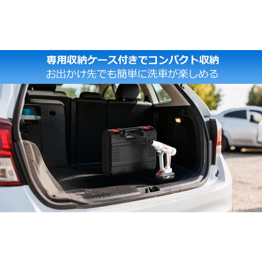 NANWEI コードレス高圧洗浄機 充電式 マキタ18Vバッテリー対応 自吸式