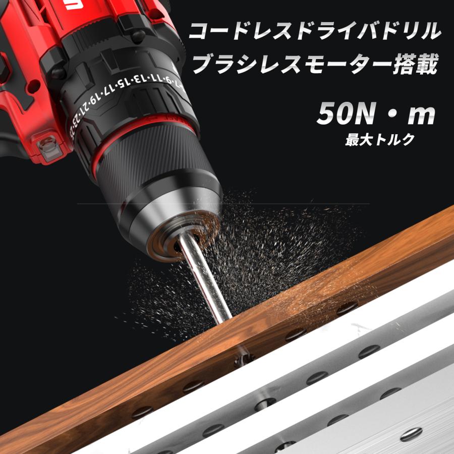 ナウィン 20V充電式ドライバドリル 電動ドライバー 電動ドリル