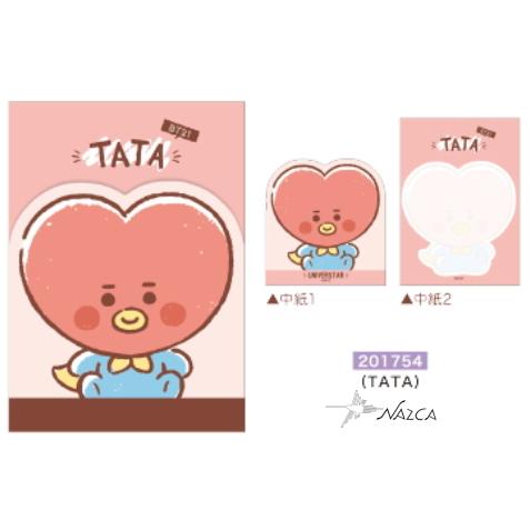 BT21 メモ ダイカットミニメモ メモパッド 日本製【新発売