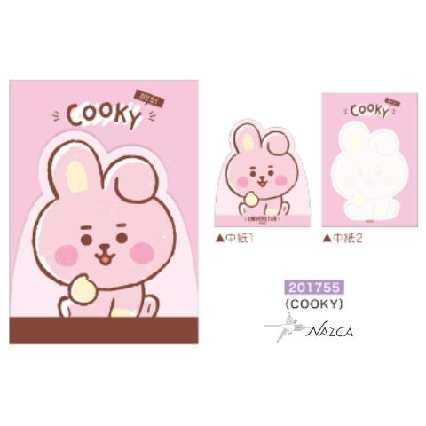 BT21 メモ ダイカットミニメモ メモパッド 日本製【新発売】メール便