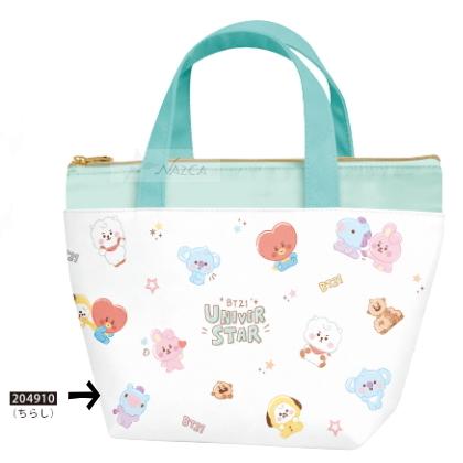 BTS BT21 ランチバック等 BT21 ランチミニトート キナリ ランチバッグ ミニトート