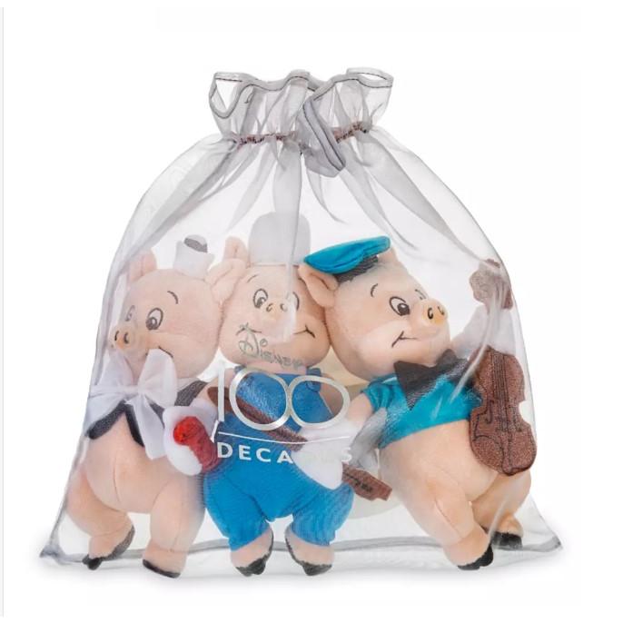 【激レア】ディズニー　ぬいぐるみ　三匹の子ぶた ファイファー、フィドラー、プラクティカル！東京