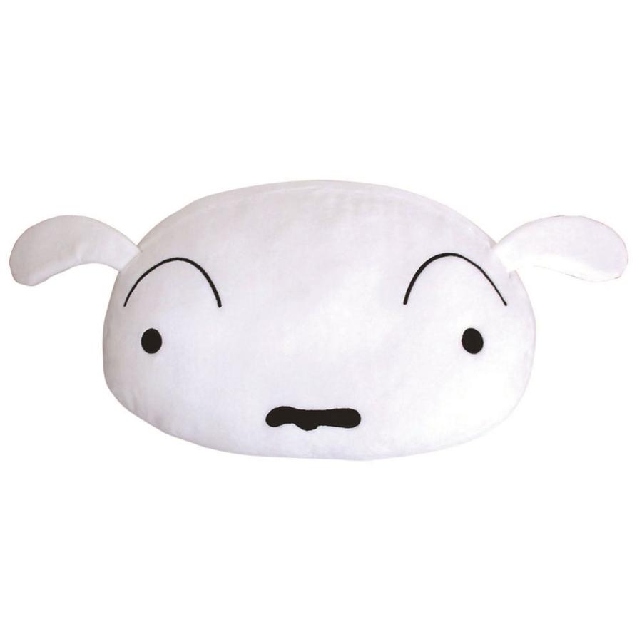 クレヨンしんちゃん クッション もちもちフェイスクッション シロ しろ
