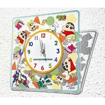 クレヨンしんちゃん 壁掛け時計 アクリル壁掛け時計 キャラクター時計