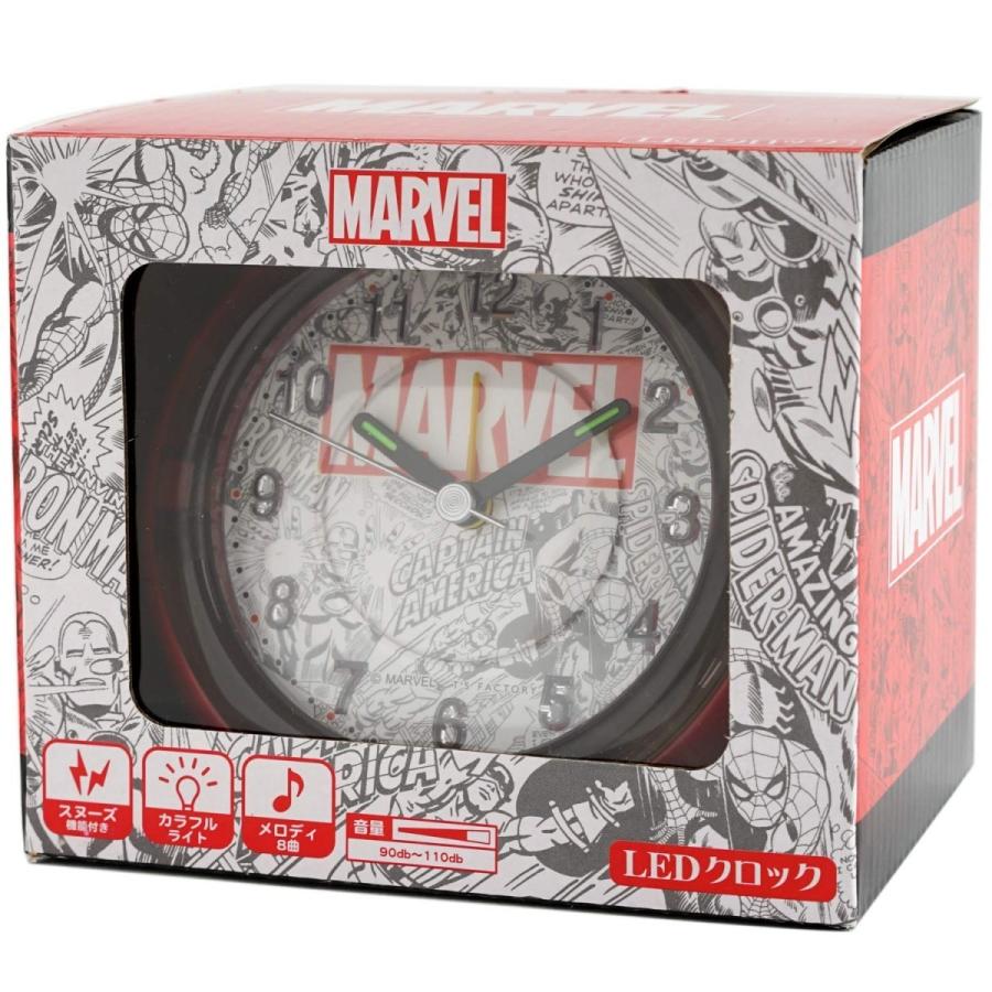 Marvel マーベル 時計 目覚まし時計 アルカリ電池サービス 8曲メロディ 電池3本付き Ledアラームクロック コミック柄 グッズ 通販 景品 男の子 子供会 Usプラザ ファッション雑貨 ナスカ 通販 Yahoo ショッピング