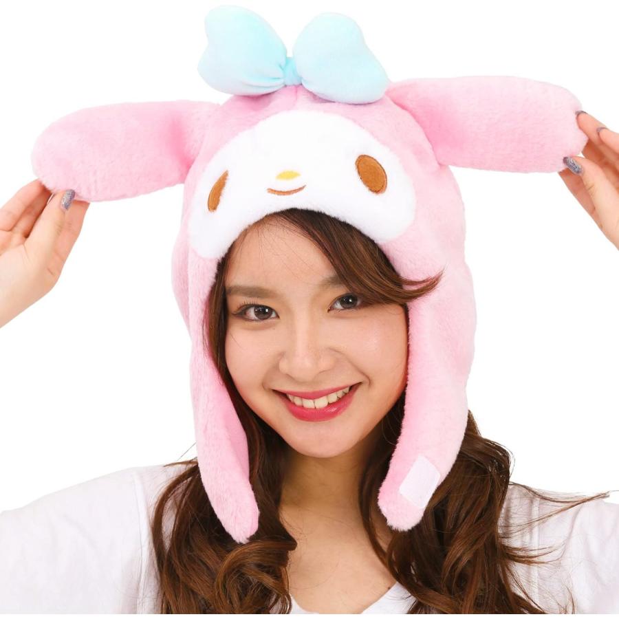 マイメロディ キャップ 着ぐるみ帽子 サンリオ マイメロ 帽子 メール便
