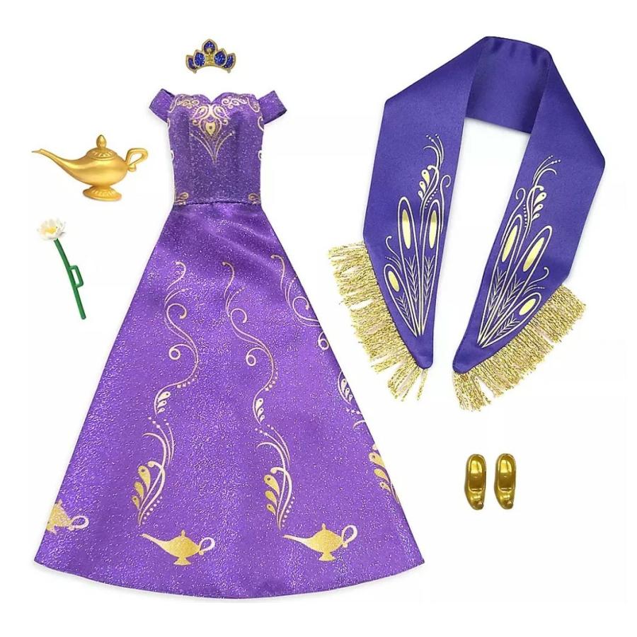 Us版 ディズニーストア ジャスミン クラシック ドール アクセサリーパック きせかえドレス プリンセス 人形 アラジン 最も完璧な