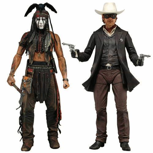 NECA ローンレンジャー アクションフィギュア 2種セット ジョニー 