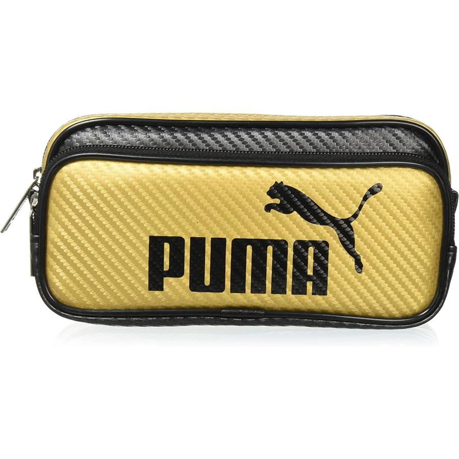 PUMA（プーマ） ペンケース カラーカーボンゴールド ペンポーチ 筆入れ