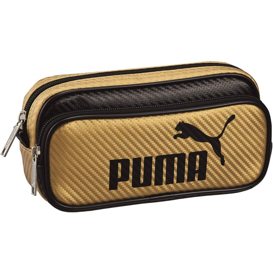 PUMA（プーマ） ペンケース カラーカーボンゴールド ペンポーチ 筆入れ