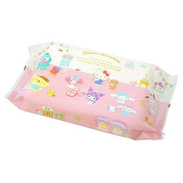 マイメロディ サンリオ ウェットティッシュ付きケース マイメロ