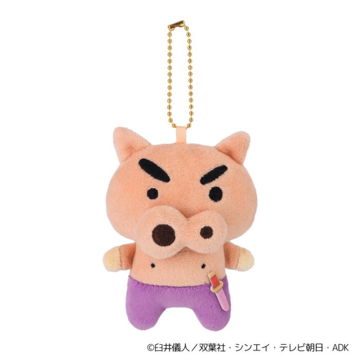 ♡pream 作家さん ぬいぐるみマスコット キーホルダー♡ クレヨンしんちゃん ぺたんこマスコット メール便OK ぶりぶりざえもん