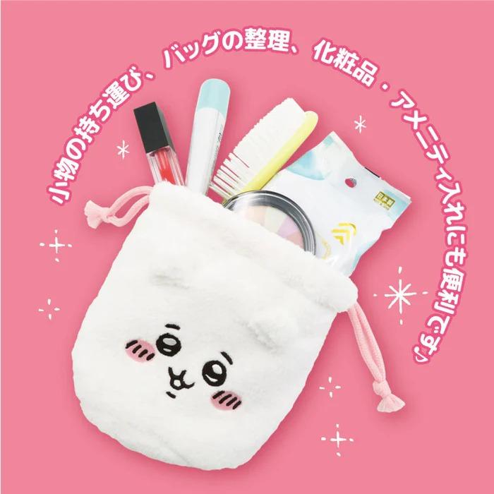 ちいかわ 巾着 ハチワレ フェイス巾着 メール便なら2個まで220円 ちいかわ 巾着 ハチワレ フェイス巾着 メール便なら2個まで220円