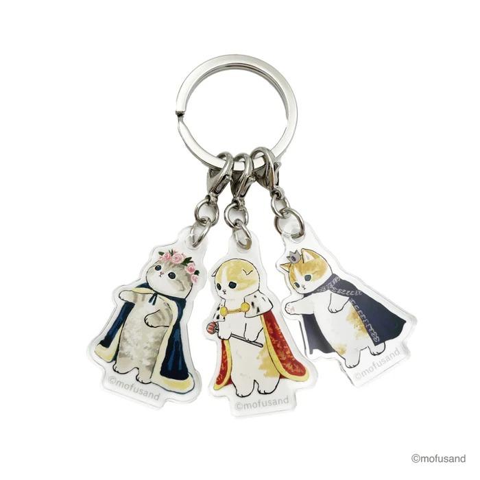 モフサンド 3連アクリルキーホルダー メール便なら￥180で全国へ