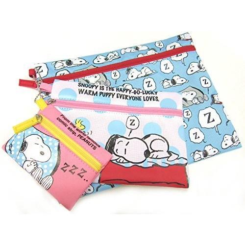 メール便なら 240で全国へ Snoopy スヌーピー 3p 3連ポーチ