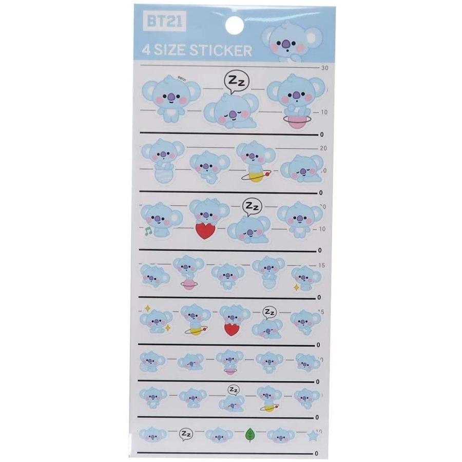BT21 シール 4サイズ ステッカー KOYA メール便なら￥180で全国へ コヤ