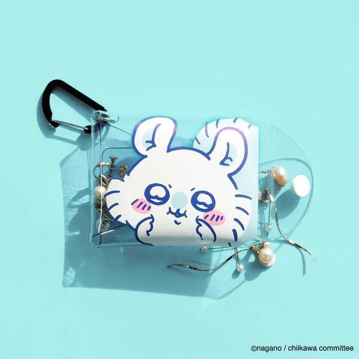 ちいかわ クリアマルチケース 古本屋 カニちゃん メール便なら220円で