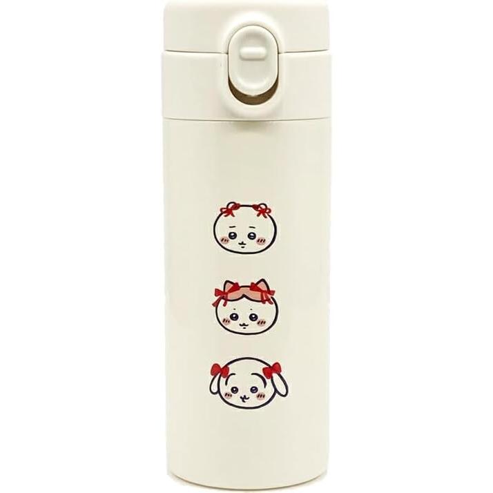 ちいかわ ワンタッチステンレスボトル 350ml リボン チイカワ ハチワレ