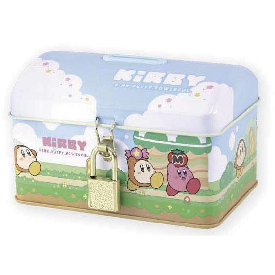 任天堂（Nintendo） 星のカービィ バンク 貯金箱 鍵 カギ付き 缶バンク