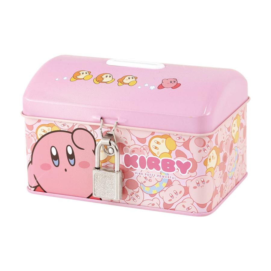 任天堂（Nintendo） 星のカービィ バンク 貯金箱 鍵 カギ付き 缶バンク