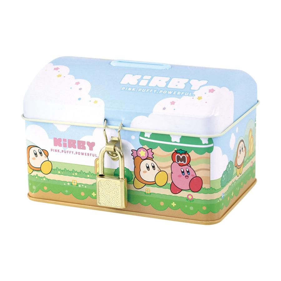 任天堂（Nintendo） 星のカービィ バンク 貯金箱 鍵 カギ付き 缶バンク