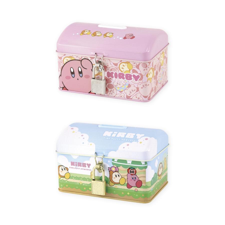 任天堂（Nintendo） 星のカービィ バンク 貯金箱 鍵 カギ付き 缶バンク