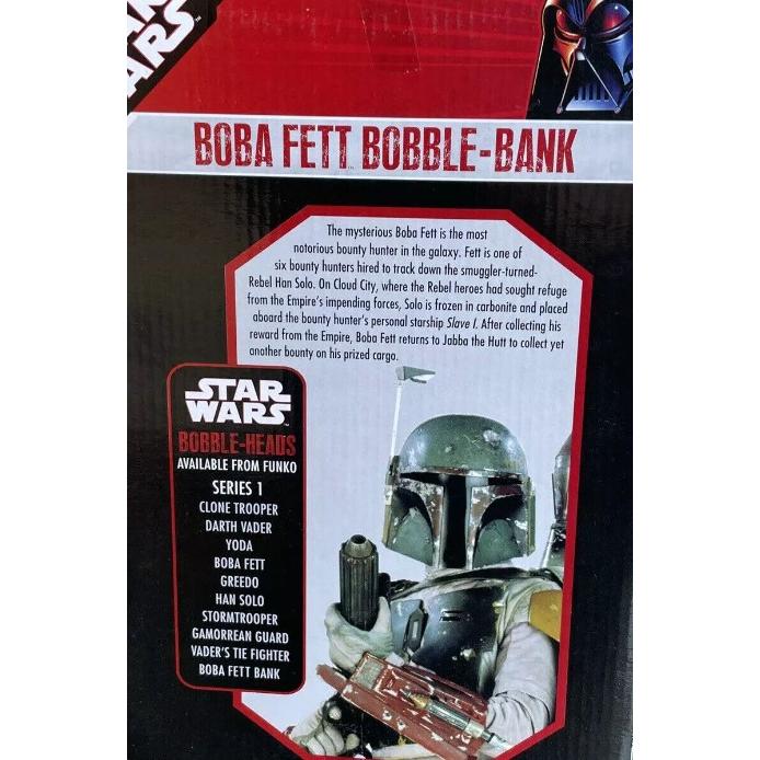 US ファンコ製 スターウォーズ ボバ・フェット ボブル バンク（SW-6）貯金箱 首ふりの画像