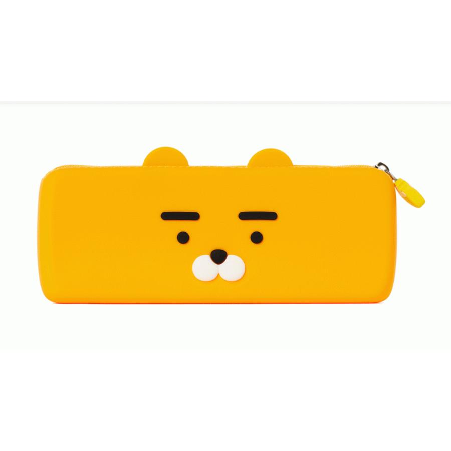 定形外郵便で送料無料 カカオフレンズ 公式 シリコン製 フェイス ペンケース ライアン 韓国 ライオン 筆箱 筆記用具 文房具 グッズ ケース Usプラザ ファッション雑貨 ナスカ 通販 Yahoo ショッピング
