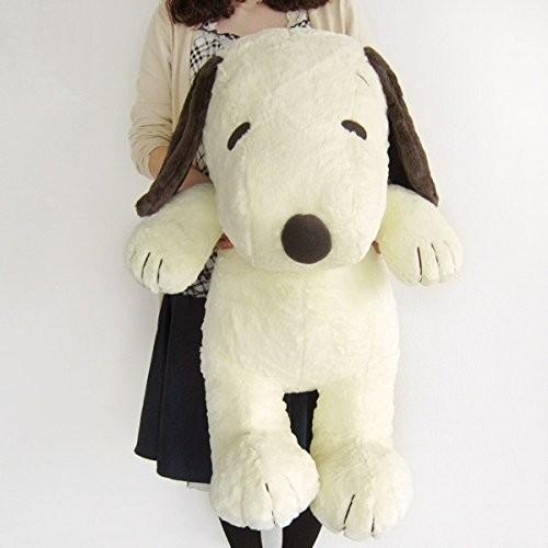 SNOOPY（スヌーピー） ぬいぐるみ ハグハグ HUGHUG ヌイグルミ 2L モカ