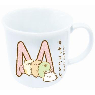 サンエックス すみっコぐらし マグカップ イニシャルマグ　M　日本製 電子レンジ食洗機OK　すみっこ グッズ ワンコイン コップ 景品 ギフト プレゼント 卒業記念 | すみっコぐらし