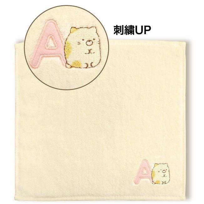 すみっコぐらし サンエックス タオル すみっこぐらし イニシャル