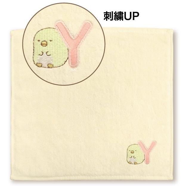 すみっコぐらし サンエックス タオル すみっこぐらし イニシャル