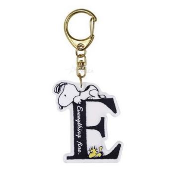 SNOOPY（スヌーピー） イニシャルキーホルダー E メール便なら何個でも 