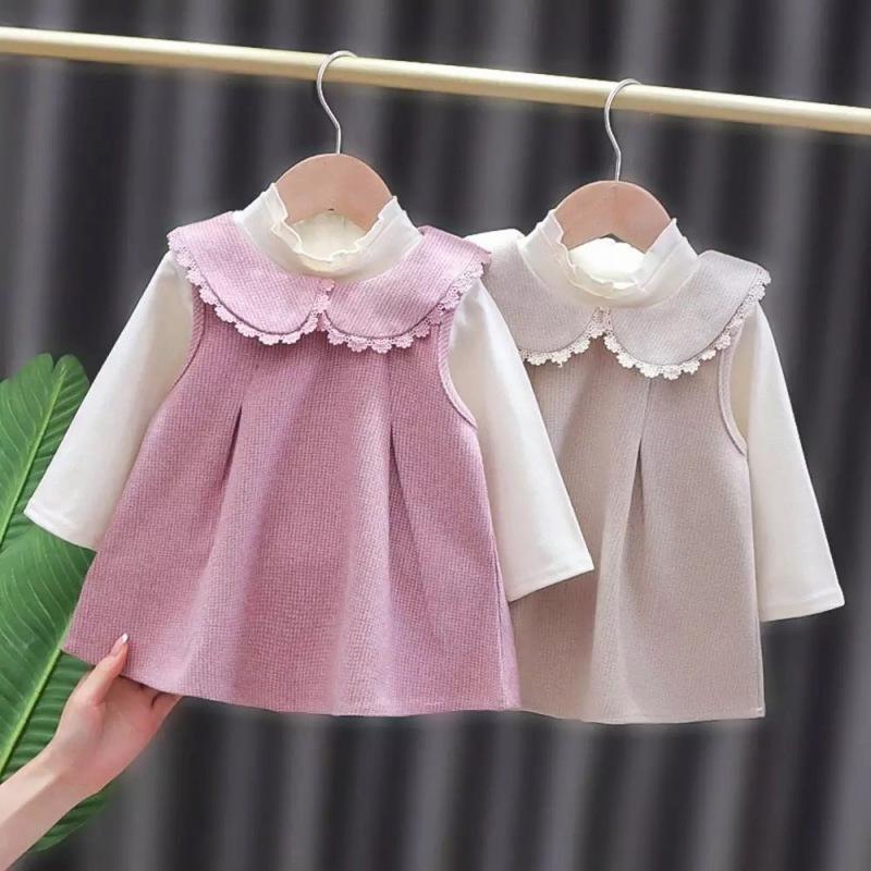 ワンピース ドレス ドット 長袖 リボン チュール かわいい 人気 おしゃれ 普段使い お呼ばれ 結婚式 パーティー ふりふり 80 90 100 110 1歳 2歳 超特価sale開催