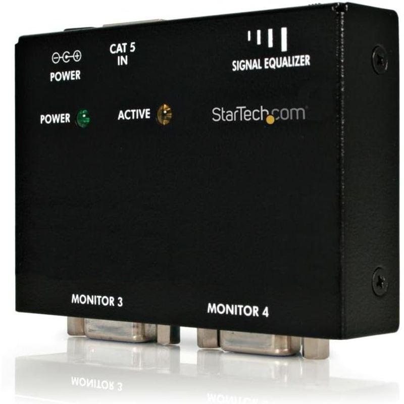 最も優遇 コンピューターアクセサリー StarTech.com VGAディスプレイエクステンダー用受信機 Cat5ケーブル以上を使用 VGAビデオ延長器用リモートレシーバ ST1