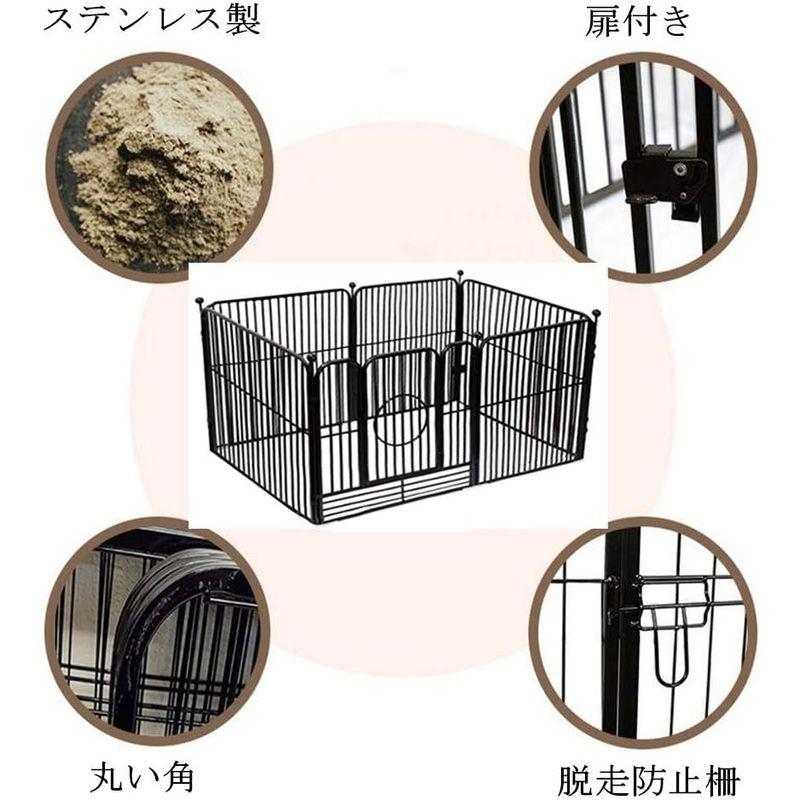 ペット用品 YXZPQ ペットサークル スチール製 ペットフェンス 犬