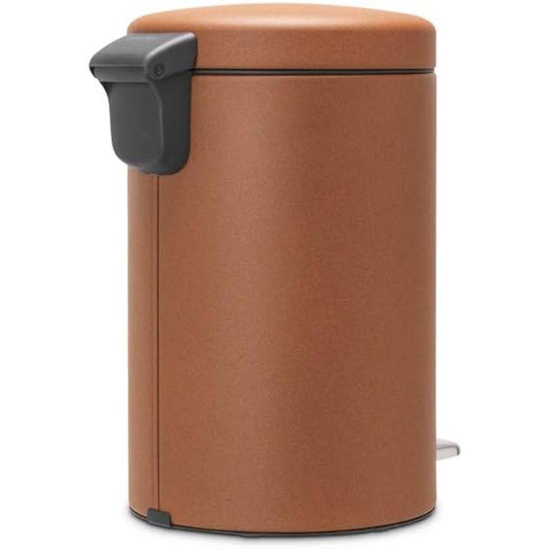 家庭用品 ブラバンシア ペダル式ゴミ箱 ミネラル・シナモン 12L