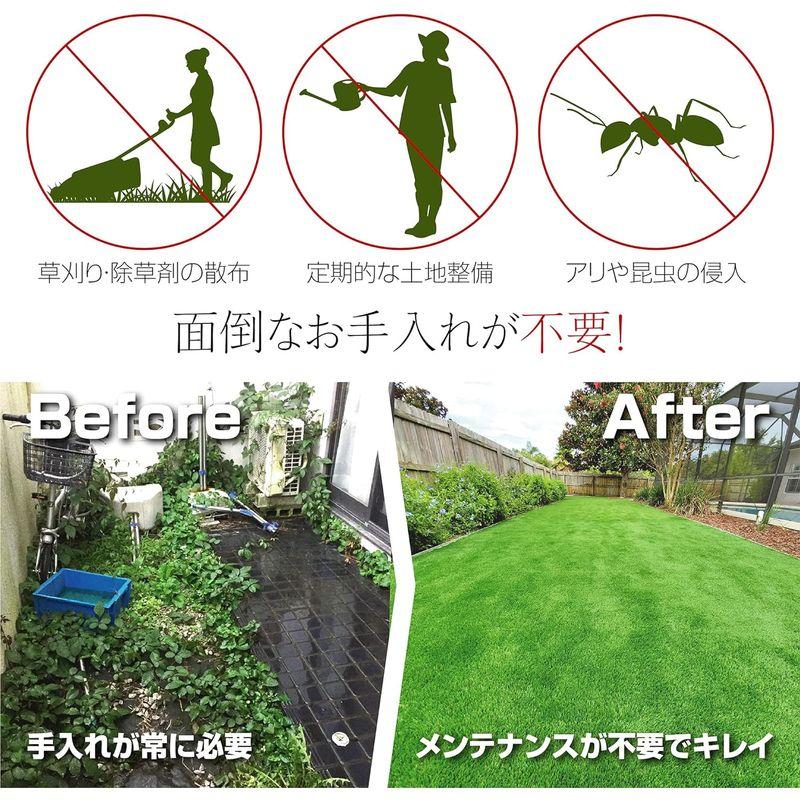 ONE STEP 人工芝 ロール リアル 芝生 シート1m×20m 芝丈35mm 密度2倍 高耐久 固定ピン付 庭 ガーデニング ベランダ ベランダ STEP 人工芝 ロール リアル 芝生 シート1m×20m 芝丈35mm 密度2倍 高耐久 固定ピン付 庭 ガーデニング 　 サイズ