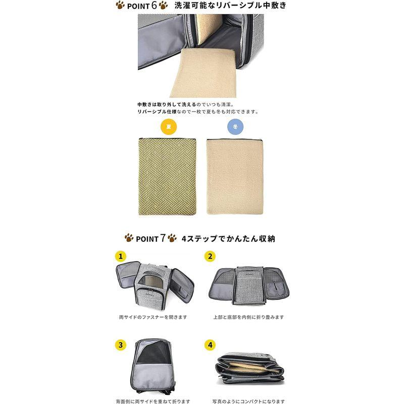 Animaryペットキャリー 折りたたみ ペットキャリーバッグ リュック 猫 犬 拡張型 ブルー 折りたたみ ペットキャリーバッグ リュック 猫 犬 拡張型 ブルー 　 幅 × 奥行き